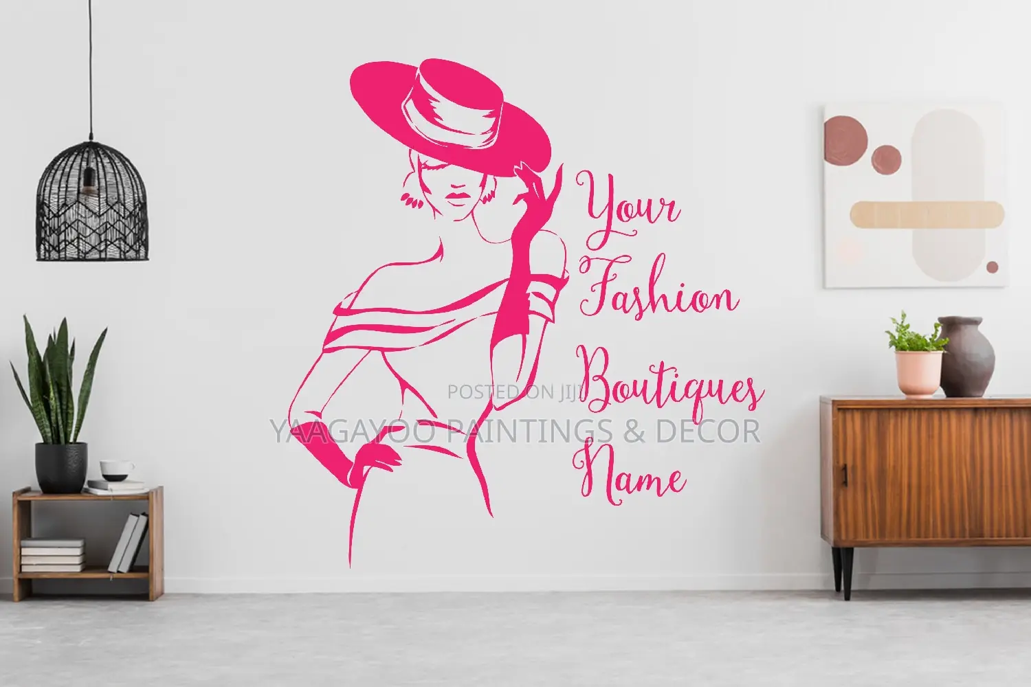 Quality Saloon, Boutique, Barber Shop Designs Paintings