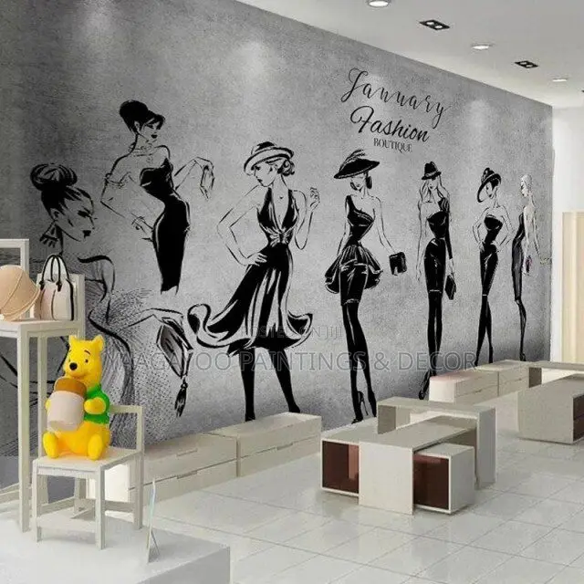 Quality Saloon, Boutique, Barber Shop Designs Paintings
