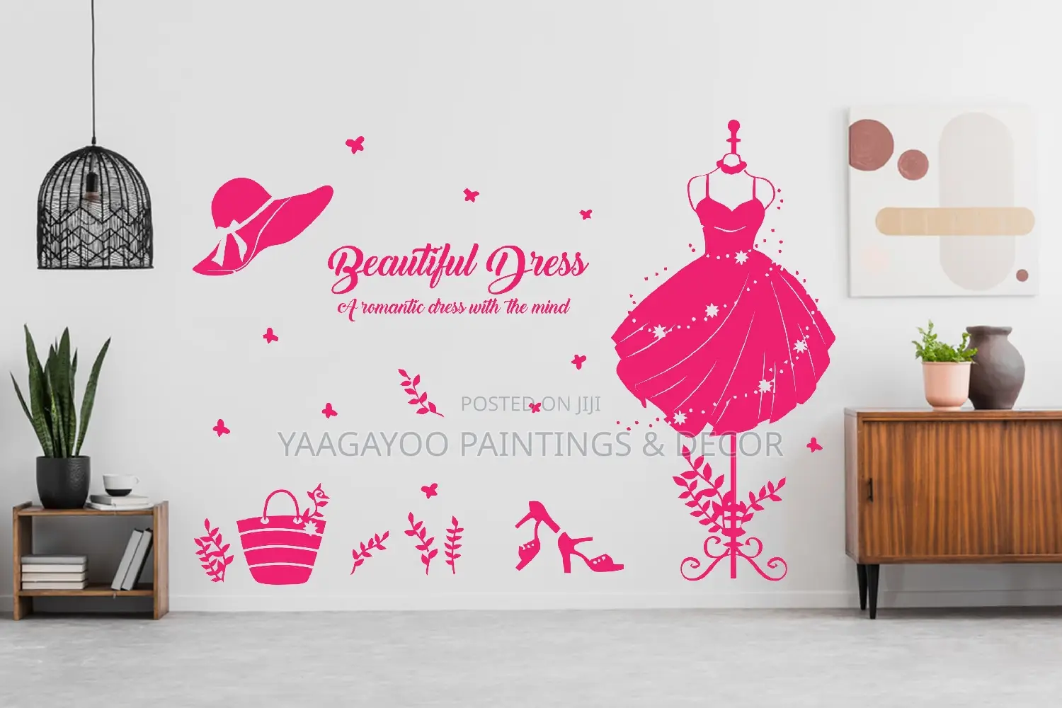 Quality Saloon, Boutique, Barber Shop Designs Paintings