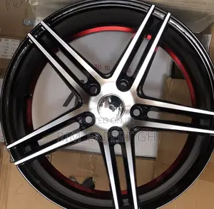 Toyota Camry Rim 17 5 Star Sports With Inner Red Lip
