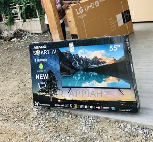 Asano 55" Uhd Smart Satellite Television(Black).