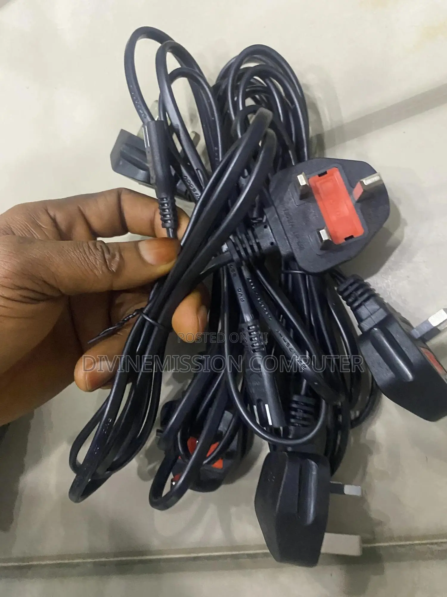 Original Two Pin Power Cord With Fuse