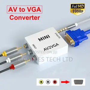 AV to VGA Converter, AV to VGA Adapter, Rca to VGA Converter