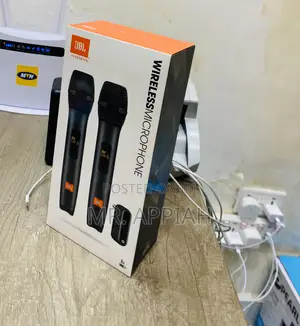 Quality JBL Wireless Two Microphone System(Black).