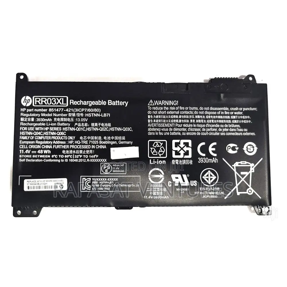 Hp Rr03xl Original Laptop Battery