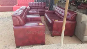 Quality Leather Modernised Utv Sofa Set ( Free Delivery)
