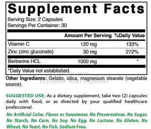 Best Naturals Berberine Plus 1000 Mg - Healthy Cholesterol