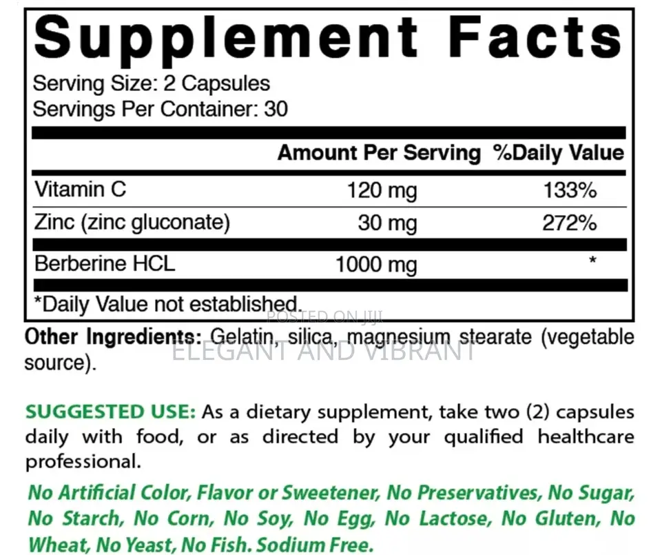 Best Naturals Berberine Plus 1000 Mg - Healthy Cholesterol