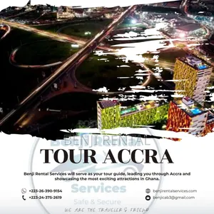 Tour Accra With Benji Rental Services