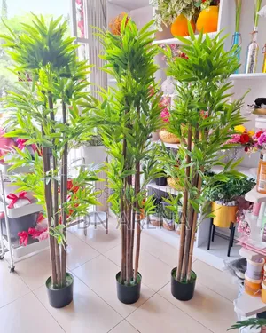 Large Potted Faux Bamboo Plant 
Measures 1.7m Long