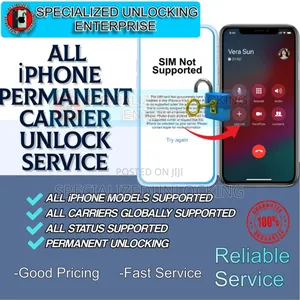 All iPhone Sim/Carrier Unlocking Permanent Service