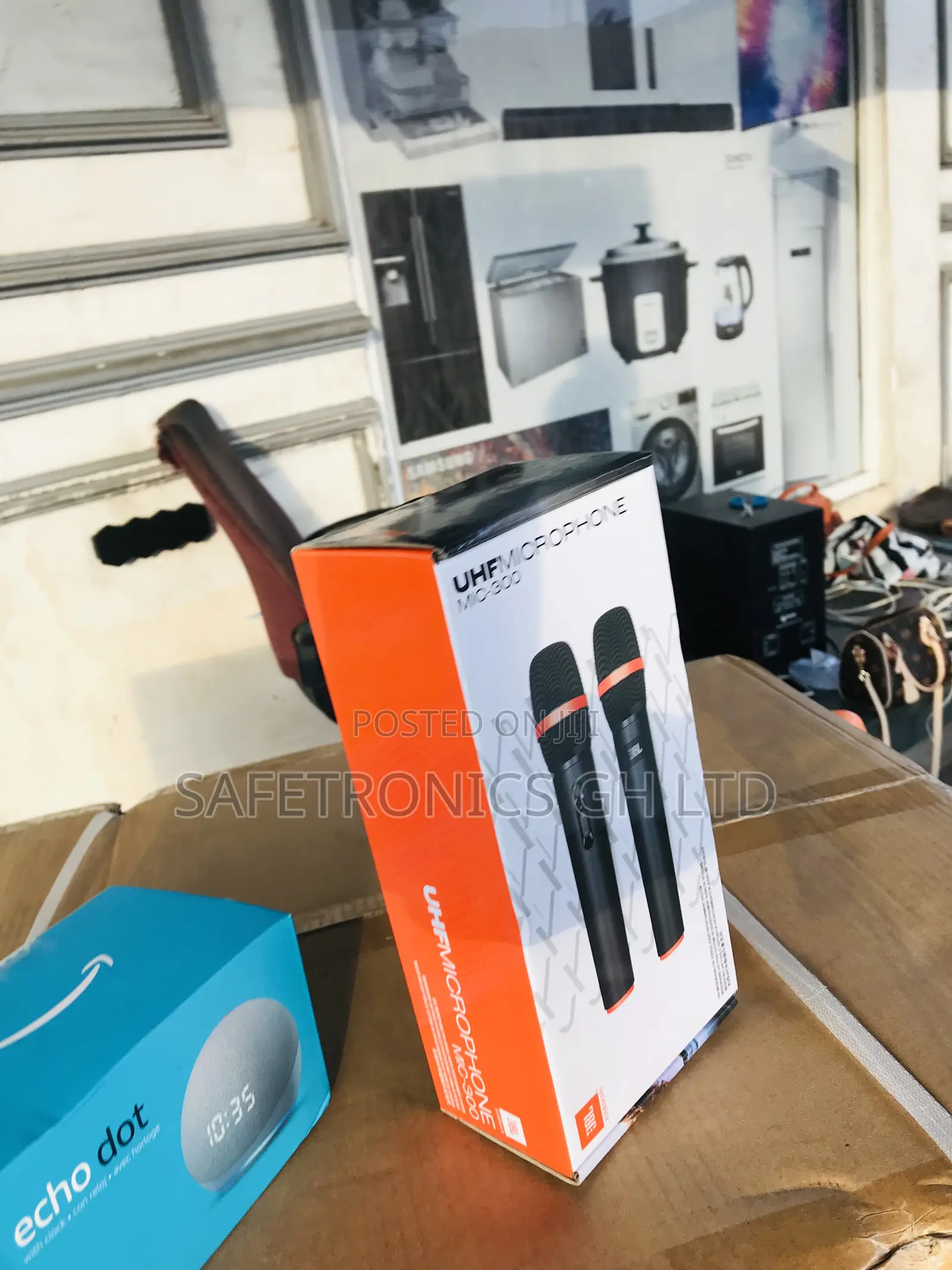Adjustable Wireless Black JBL Mic 2 Set UHF Microphone 
