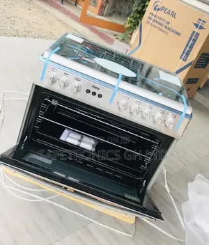 4 Gas 1 Electric Gray Ferre 60x90 Auto Ignition Oven Grill