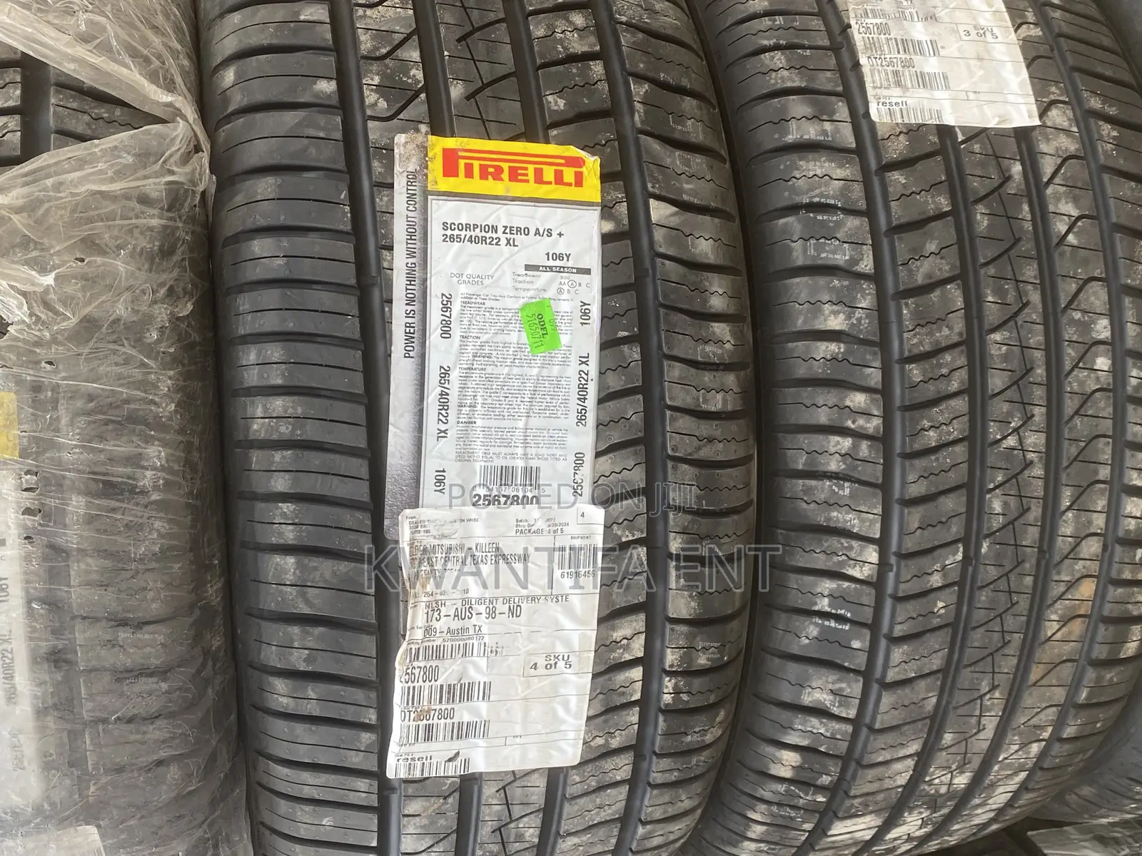 265/40r22 Pirelli , Continental, Michelin, Dunlop