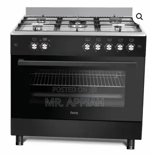 Shop Ferre 60x90 Ions 5 Gas With Oven and Grill(Black).
