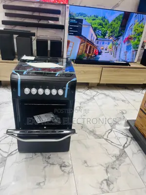 Black 4burner 50/50 Oven Furnace Volcano