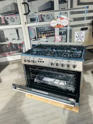 60/90 4+1 Stove Gas Electric Cooker Oven Grey Color
