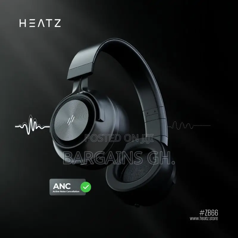 Heatz Soundstream ZB66 ANC Headphone With Protective Bag