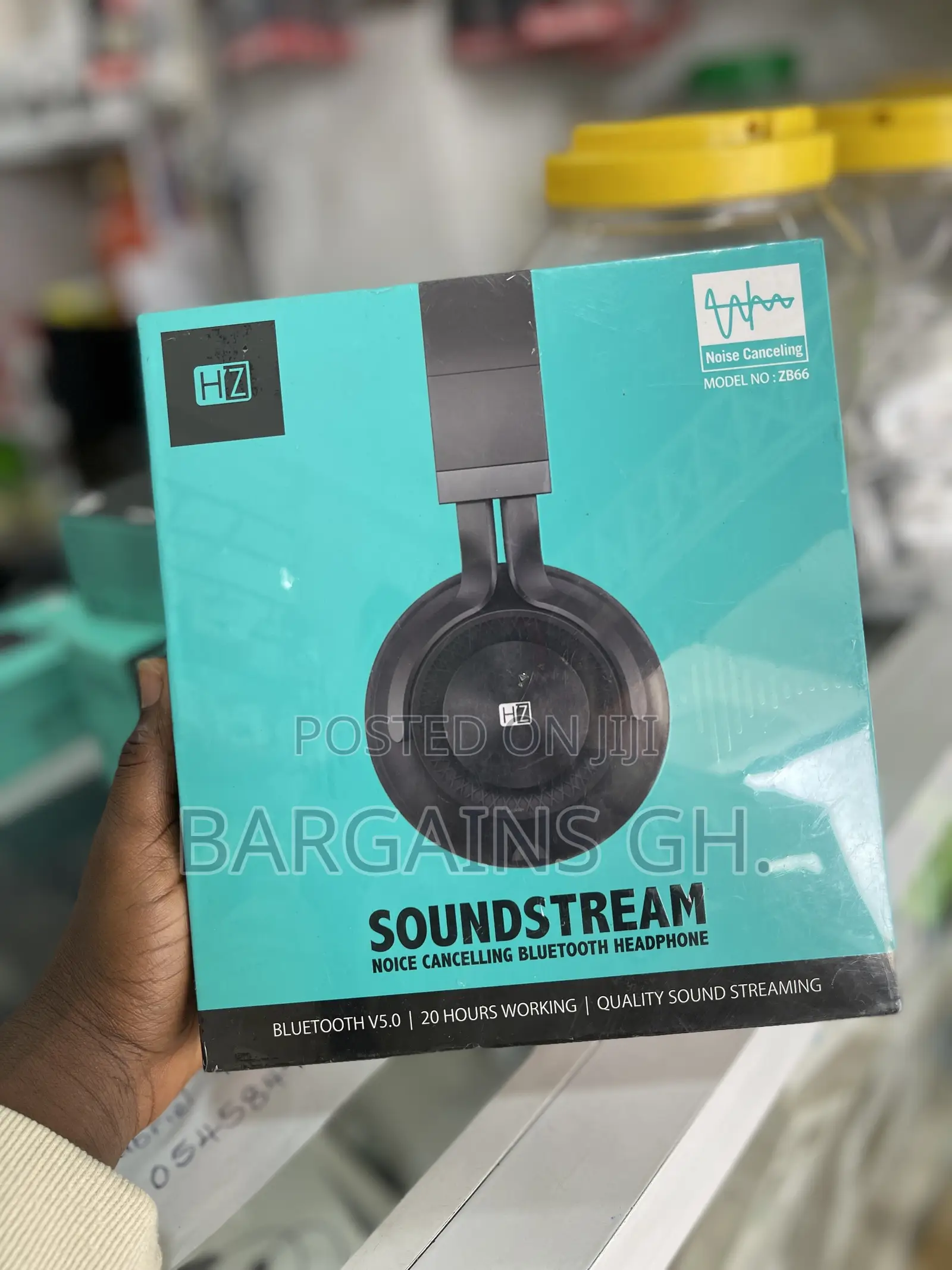Heatz Soundstream ZB66 ANC Headphone With Protective Bag