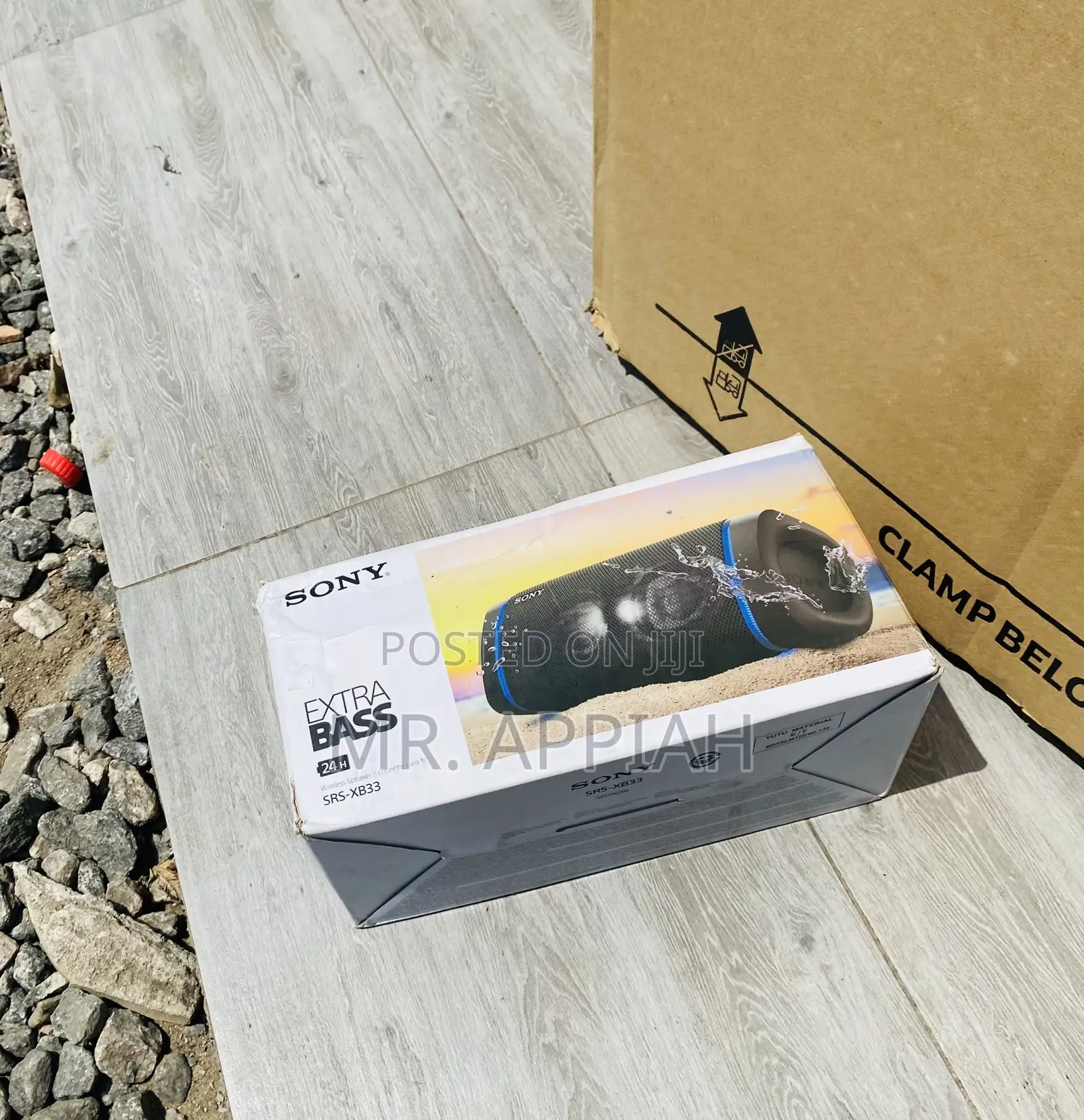 Bluetooth Sony-Xb33 Portable Speaker(Black).
