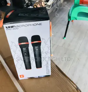 Bluetooth Wireless JBL 2 Set UHF Mic Black Microphone 