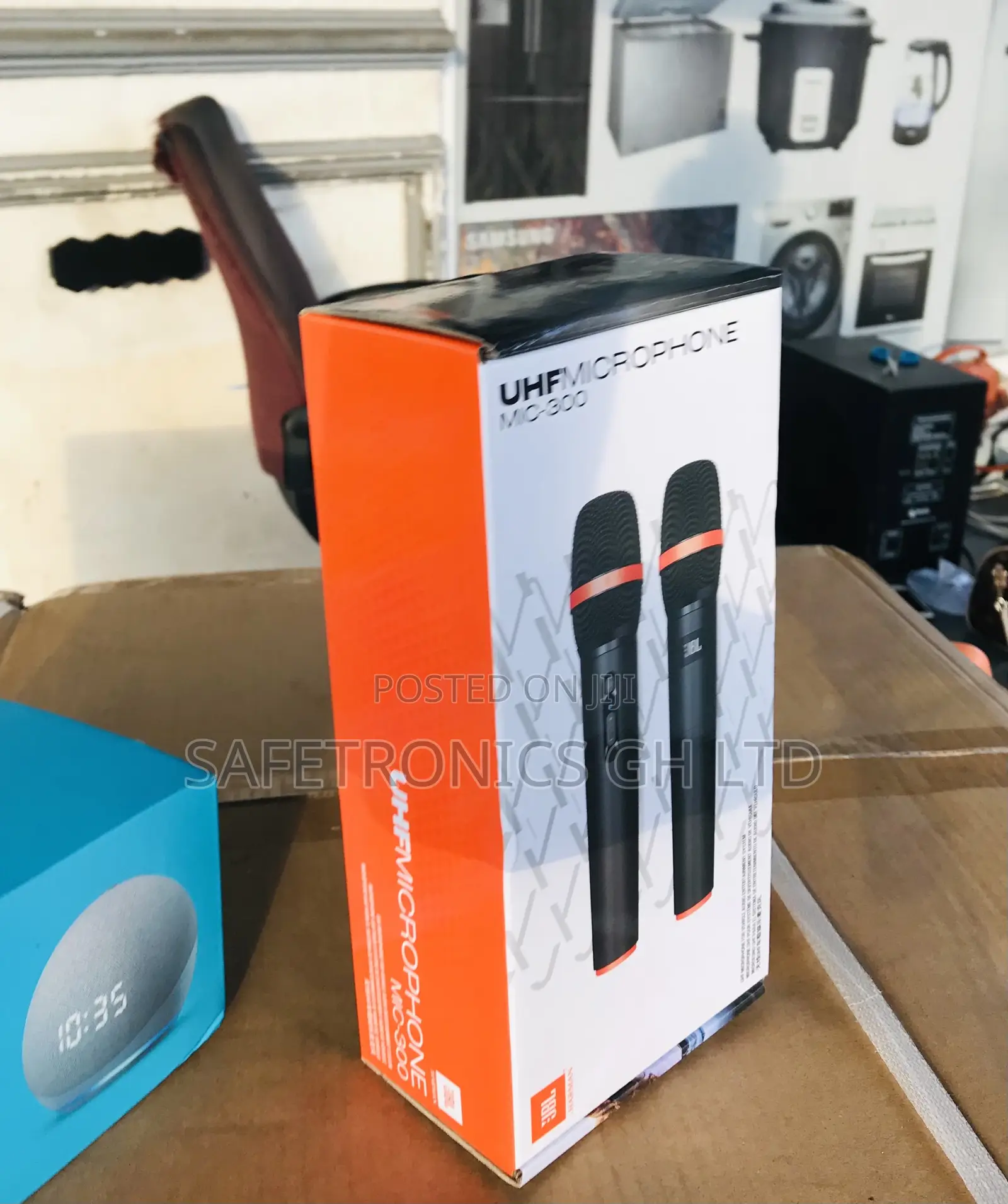 Bluetooth UHF Mic JBL 2 Set Black Reliable Microphone 