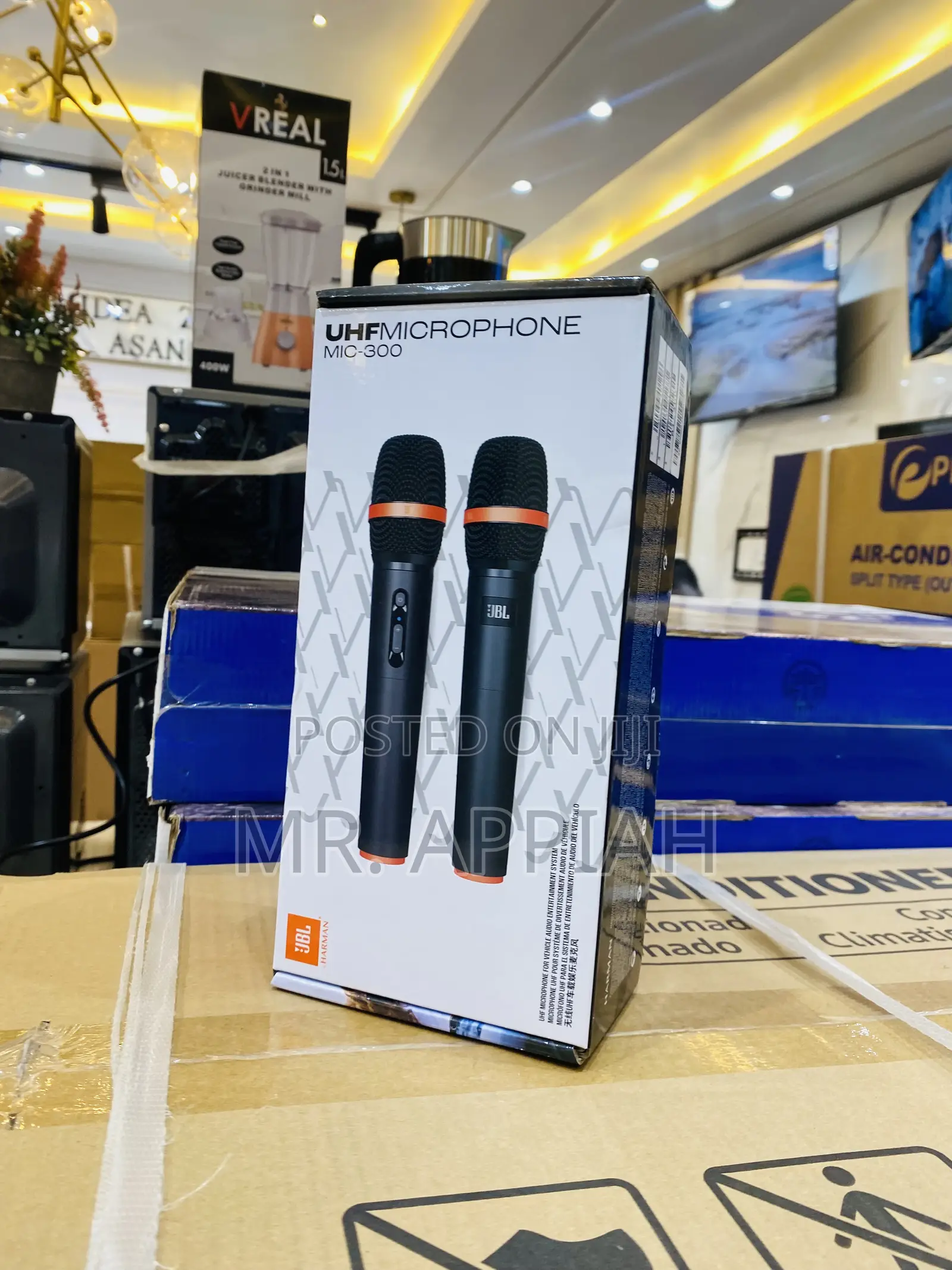 Shop Durable JBL Electric Microphone System (Black).