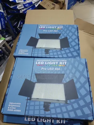 Pro LED 600 Video Light Kit With Batteries