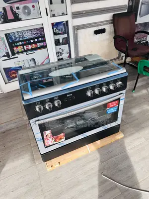Brand New Stainless Steel Black 5burner 60/90 Oven Grill