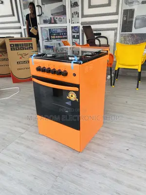 Affordable Volcano 50x50(Orange)4 Gas Burner With Oven.