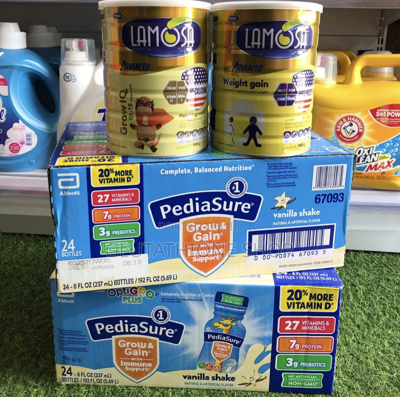 Lamosa Advanced Kids and Adult Weight Gain Powdered Drink.
