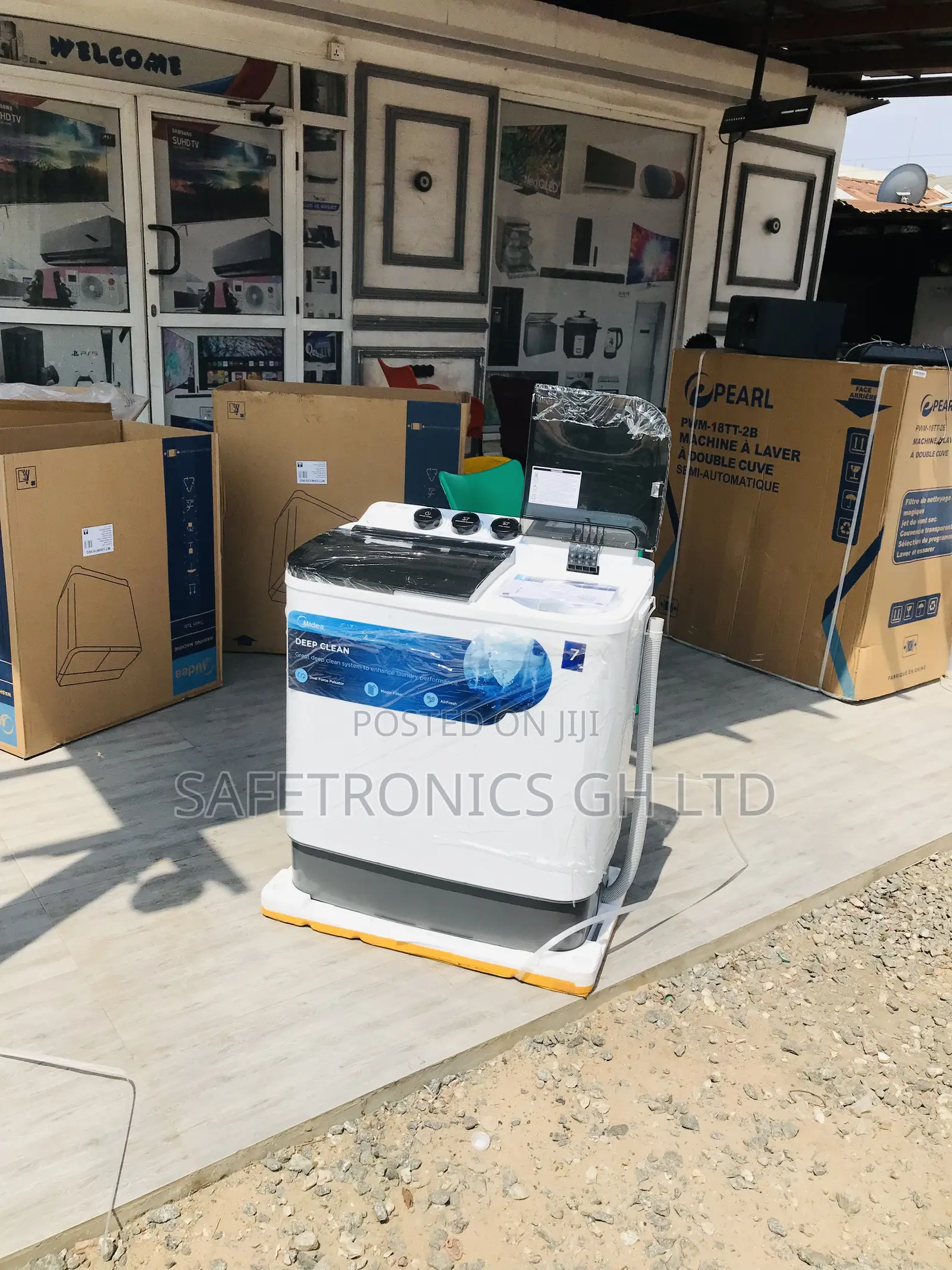 Purchase 7kg Semiautomatic Topload Midea Washingmachine 