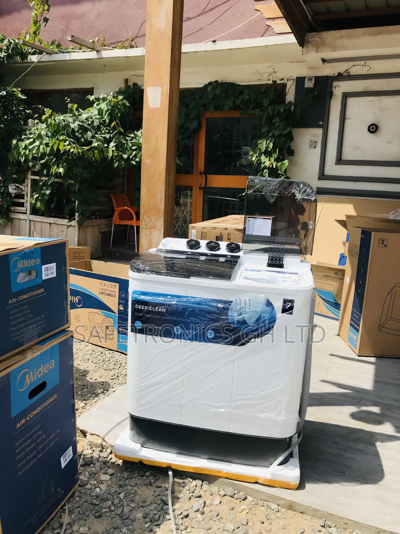 Authentic Semiautomatic 7kg Topload Midea Washingmachine 