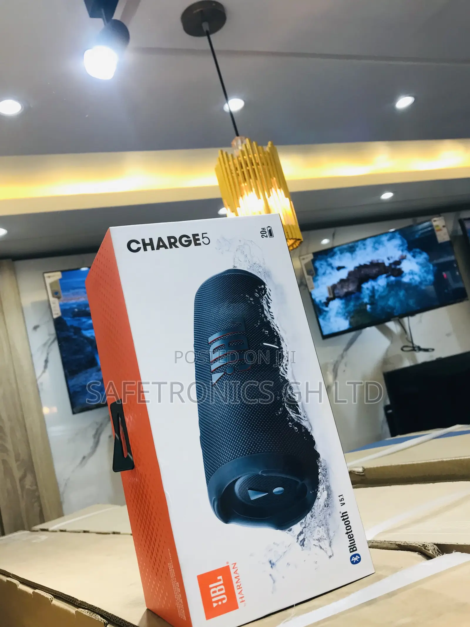 JBL Charge Bluetooth Electric Black Speaker Available