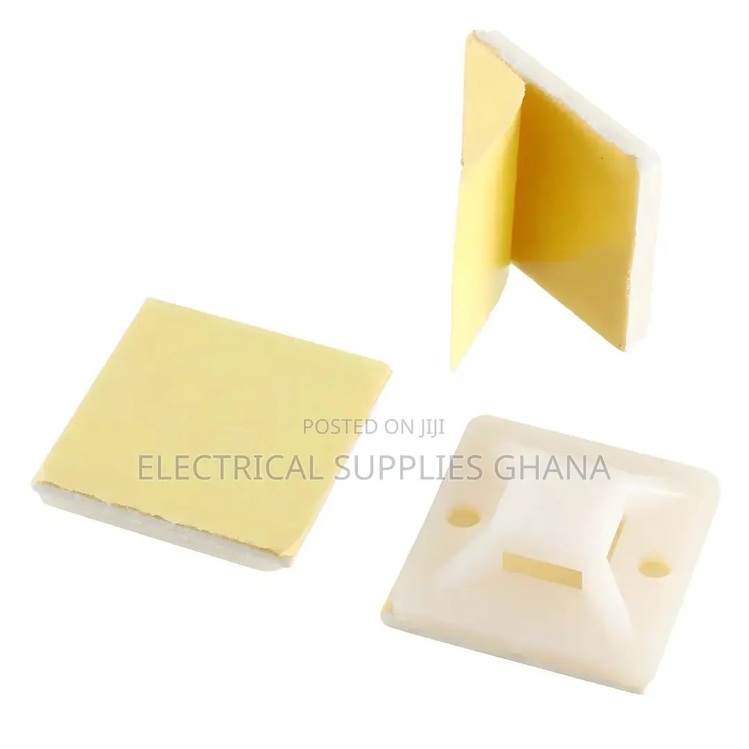 Self-Adhesive Cable Tie Mount for Cable Management