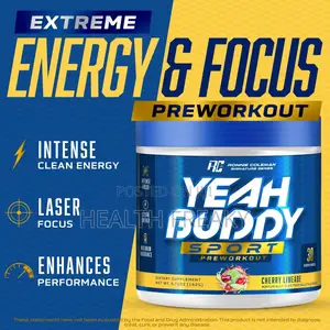 Yeah Buddy Sport Preworkout Powder Energy Endurance Focus