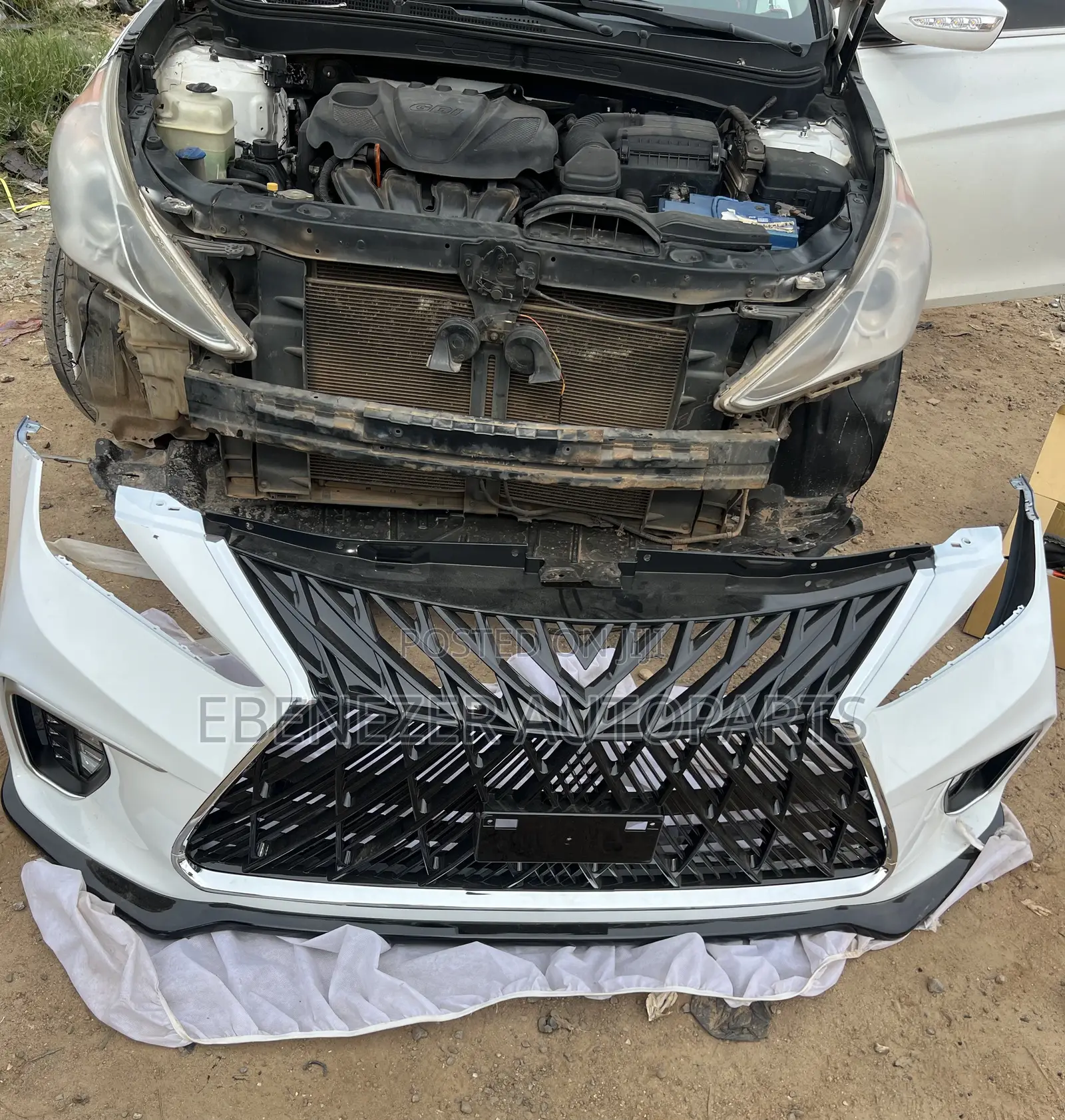Hyundai Sonata 2012 Lexus Front Bumper