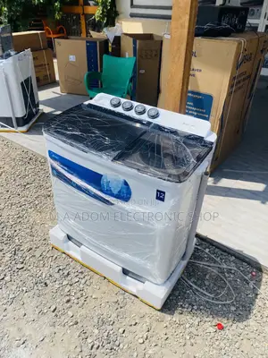 Affordable Midea 12kg Semi-Automatic Washing Machine.