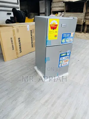 Shop Nasco Nasf2-120 Top Freezer Electric Fridge(Gray).