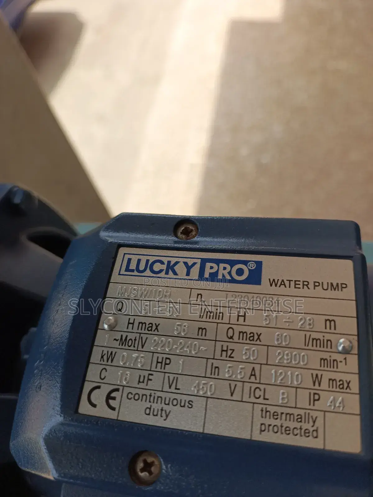 Lucky Pro 1.0hp Water Pump