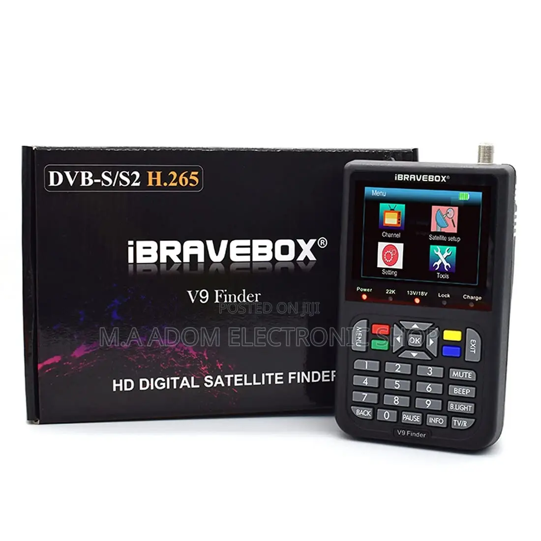 DVB -S/S2 H.265 Ibravebox V9 Finder