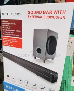 Affordable Merijo Bluetooth Sound Bar System(300watt)3.1ch.