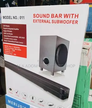 Original Merijo 300watt 3.1ch Bluetooth Sound Bar System.