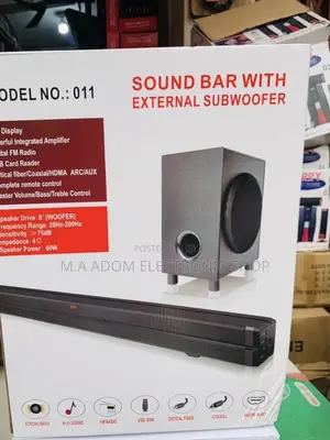 Authentic Merijo Bluetooth Sound Bar System(300watt)3.1ch.