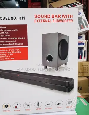 Durable Merijo 300watt Bluetooth Sound Bar System(3.1ch).