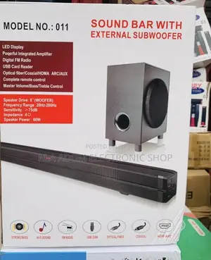 Well Design Merijo 3.1channel Bluetooth Sound Bar(300watt).