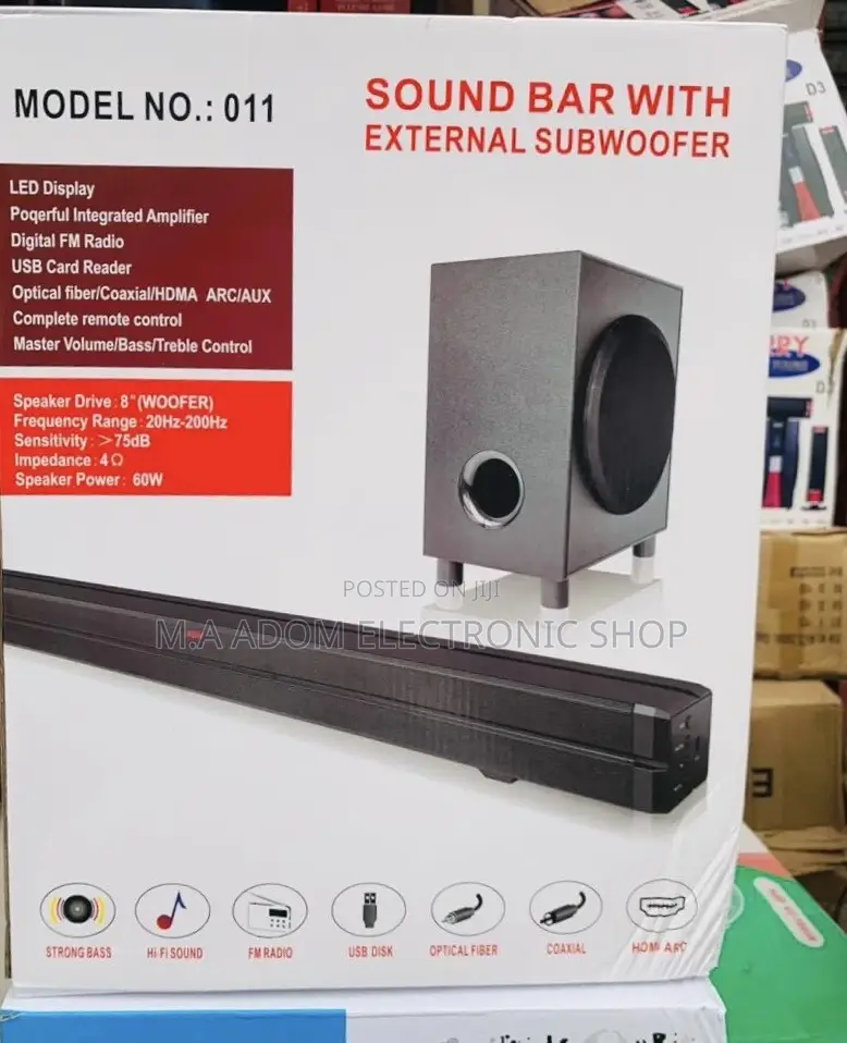 Well Design Merijo 3.1channel Bluetooth Sound Bar(300watt).