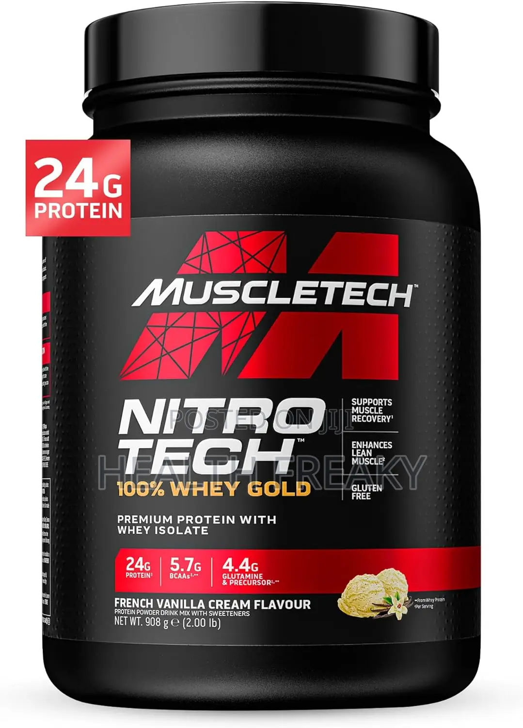 Whey Protein Isolate Nitrotech Whey Gold Lean Muscle Builder