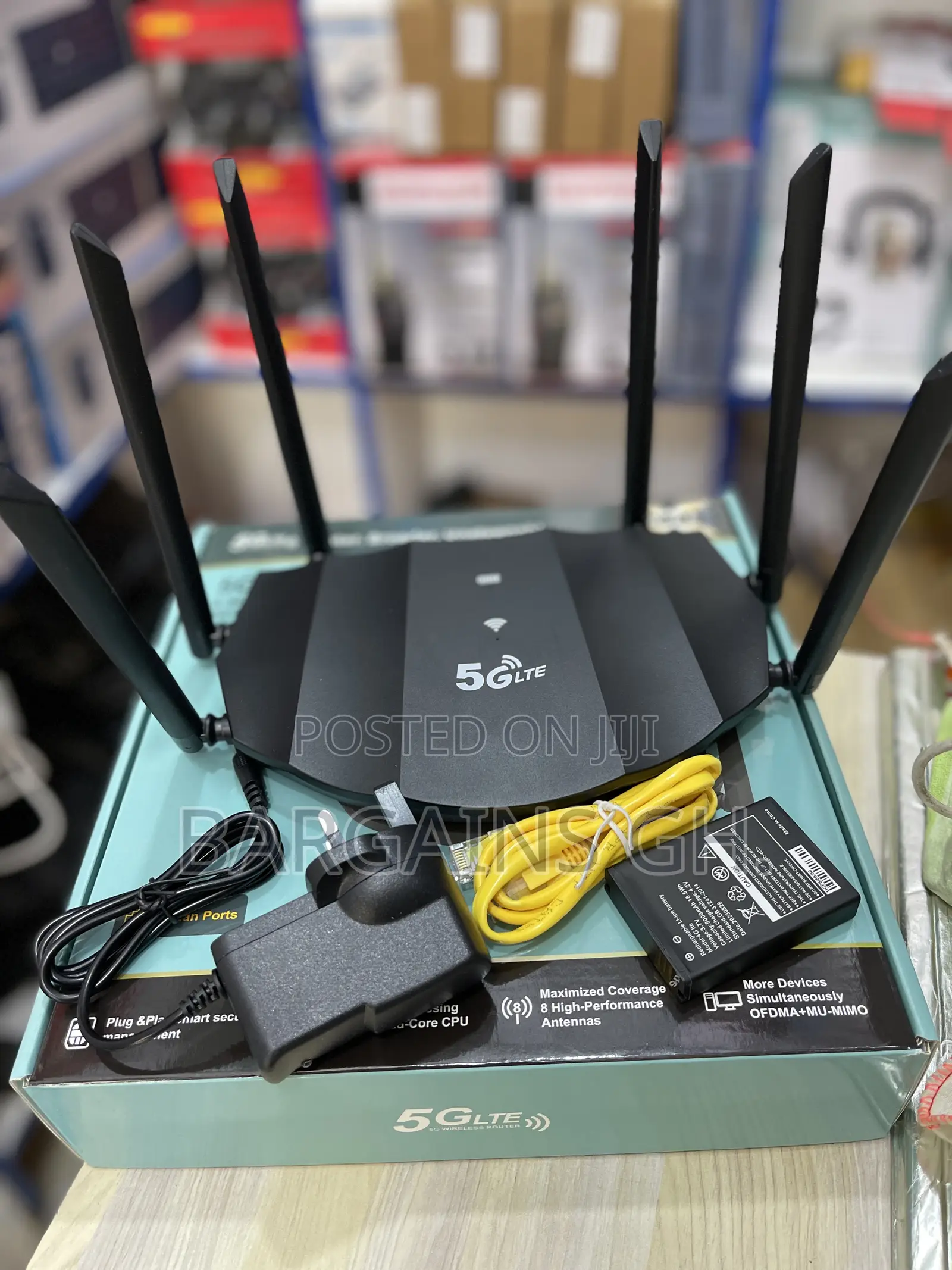 Wifi 6 5g Universal Router With Rechargeable Standby Battery