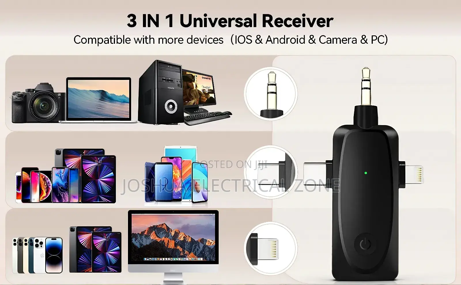 3in1 Wireless Microphone